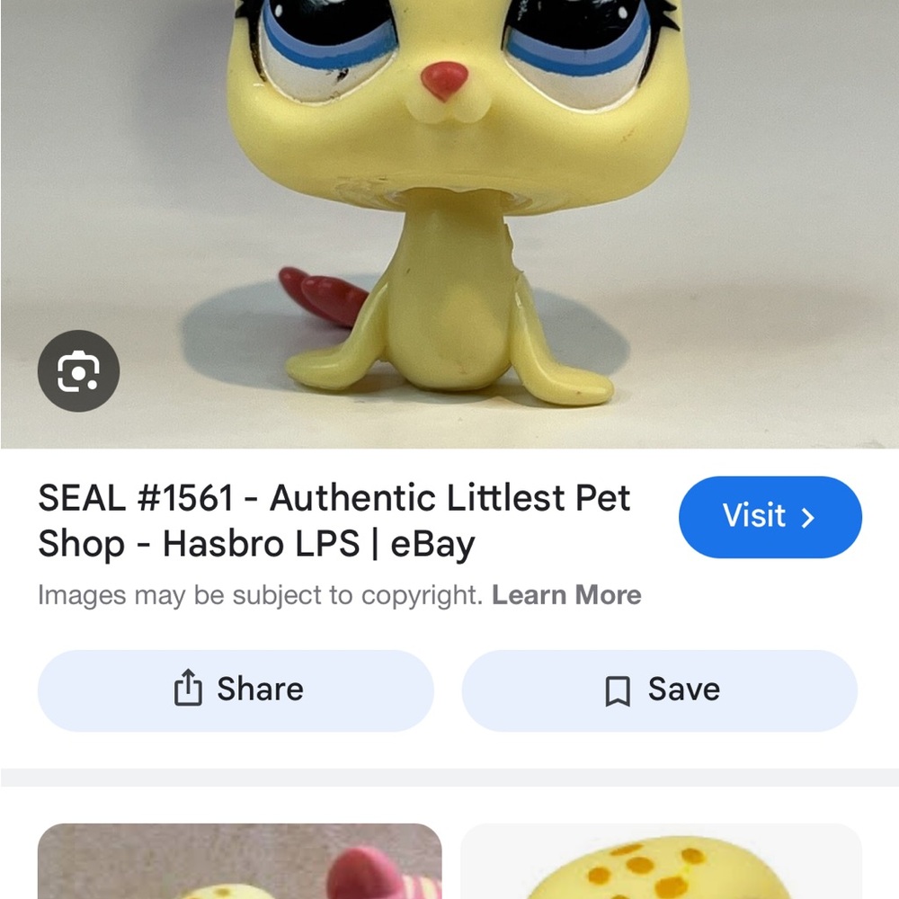 Hasbro Littlest Pet Shop Seal #1561 Toy